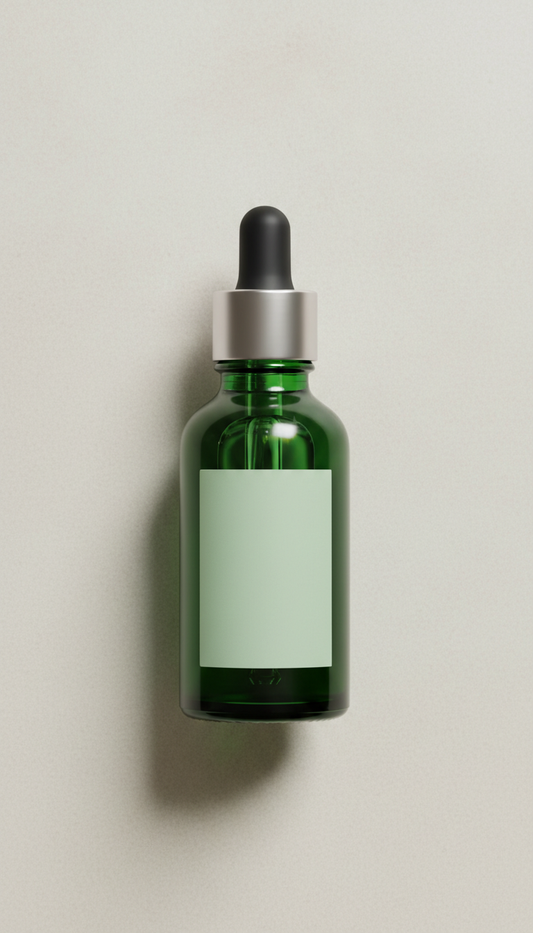 Calm focus elixir dropper bottle